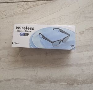 Wireless Headset Glasses - Black
